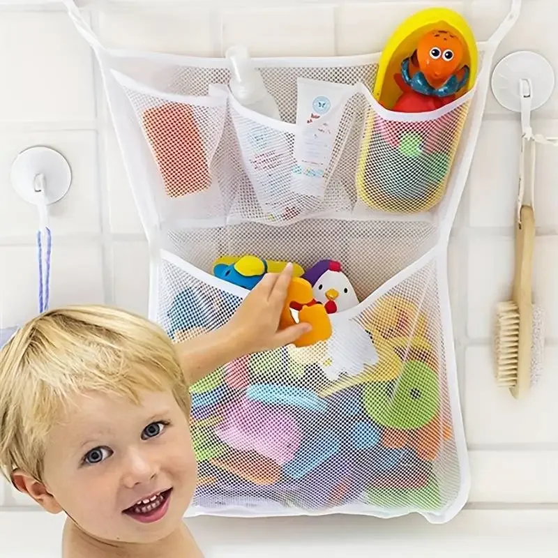 Home Goods Bathroom Storage - Детские игрушки для душа, белая сетка