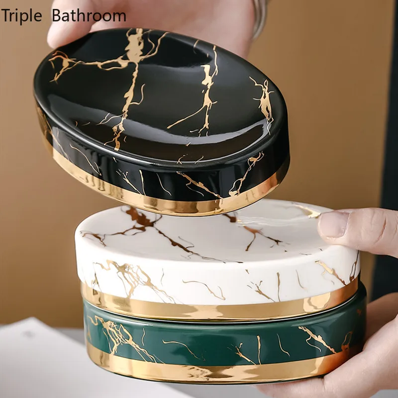 Home Center Bathroom Accessories - Мраморные полосы, керамика, мыльница для ванной