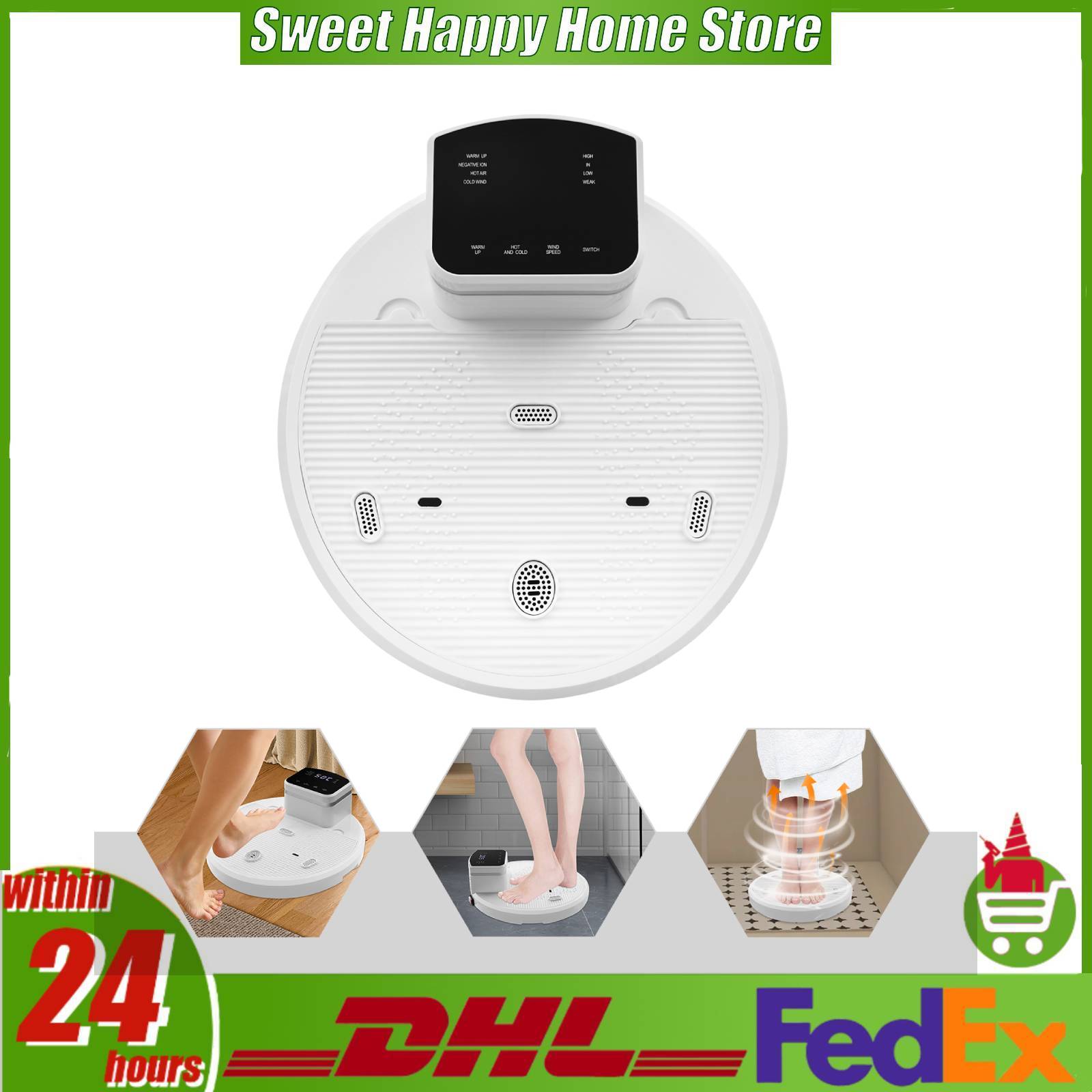 Home Bathroom Hand Dryer - Умная сушилка для тела 1400 Вт,