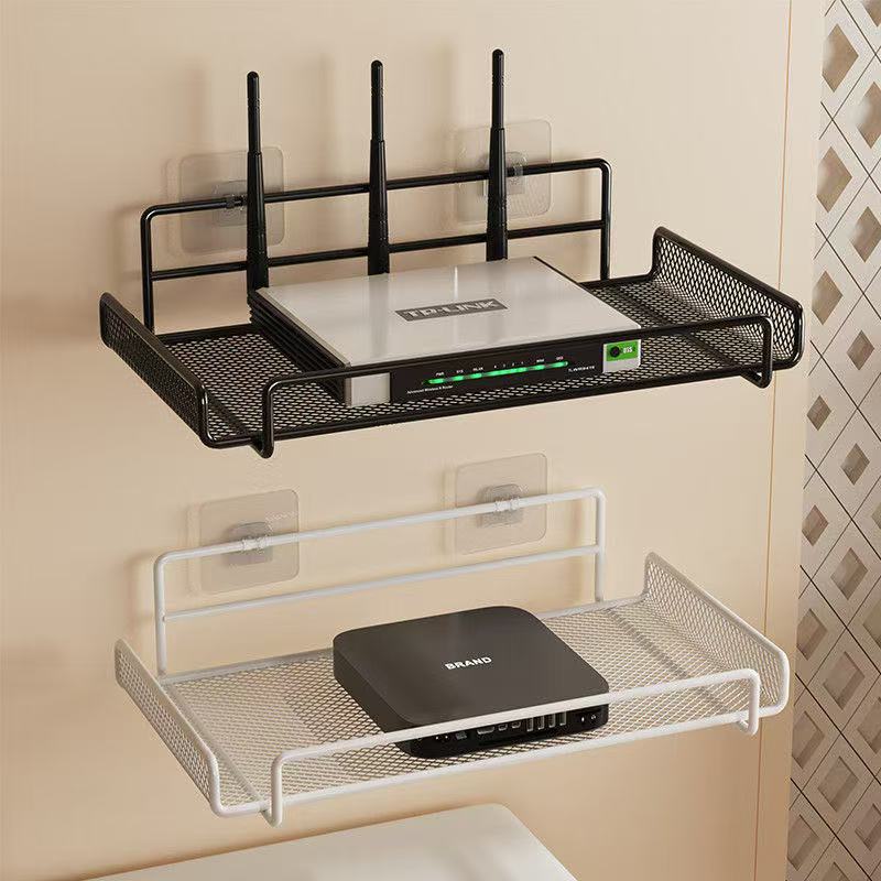 Home Bathroom Shelf - Настенная полка для роутера без сверления,