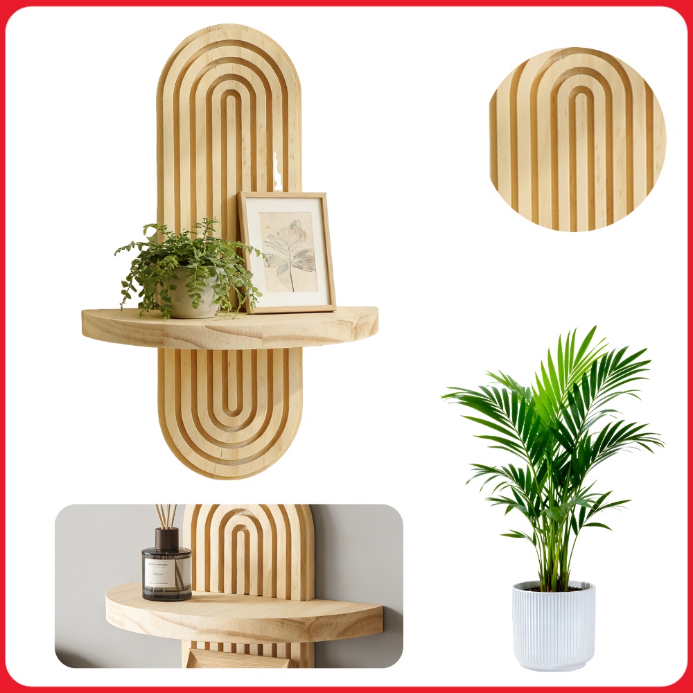 Home Bathroom Shelf - 1/2 шт. Декоративные подвесные полки в