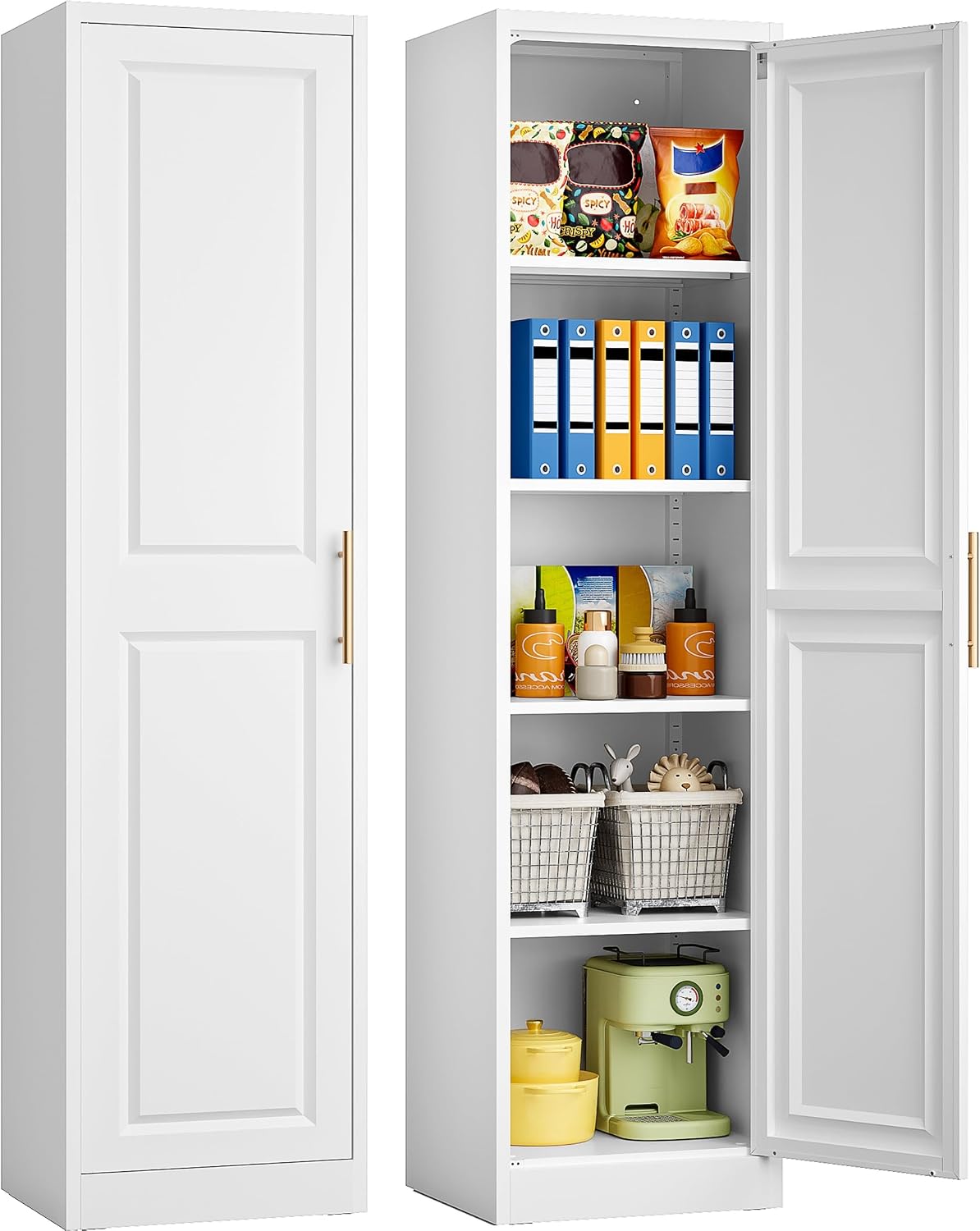 Home Goods Bathroom Storage - Высокий узкий шкаф для хранения с