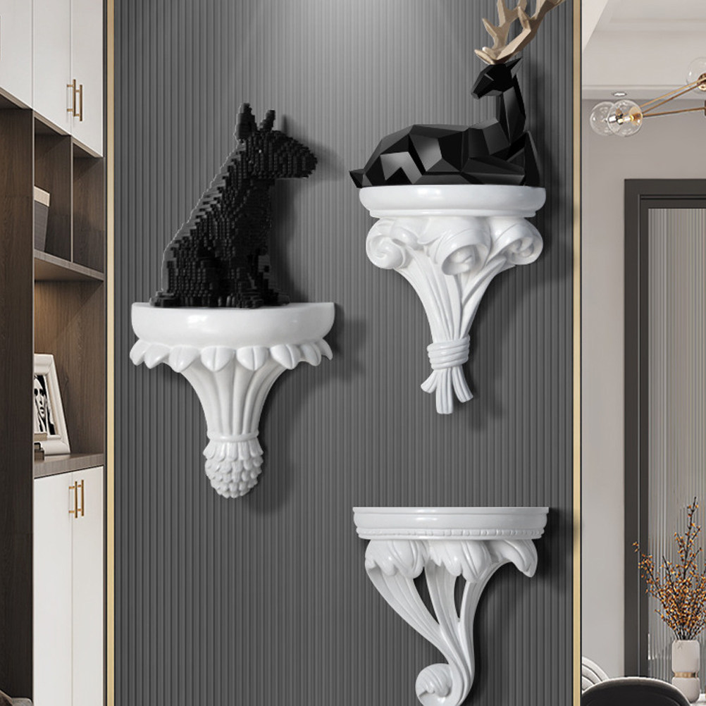 Home Bathroom Shelf - Плавающая настенная полка из смолы для