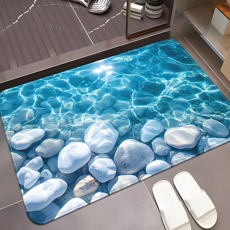 Zara Home Bathroom Rug - Прозрачный коврик VIKAMAT из водного камня