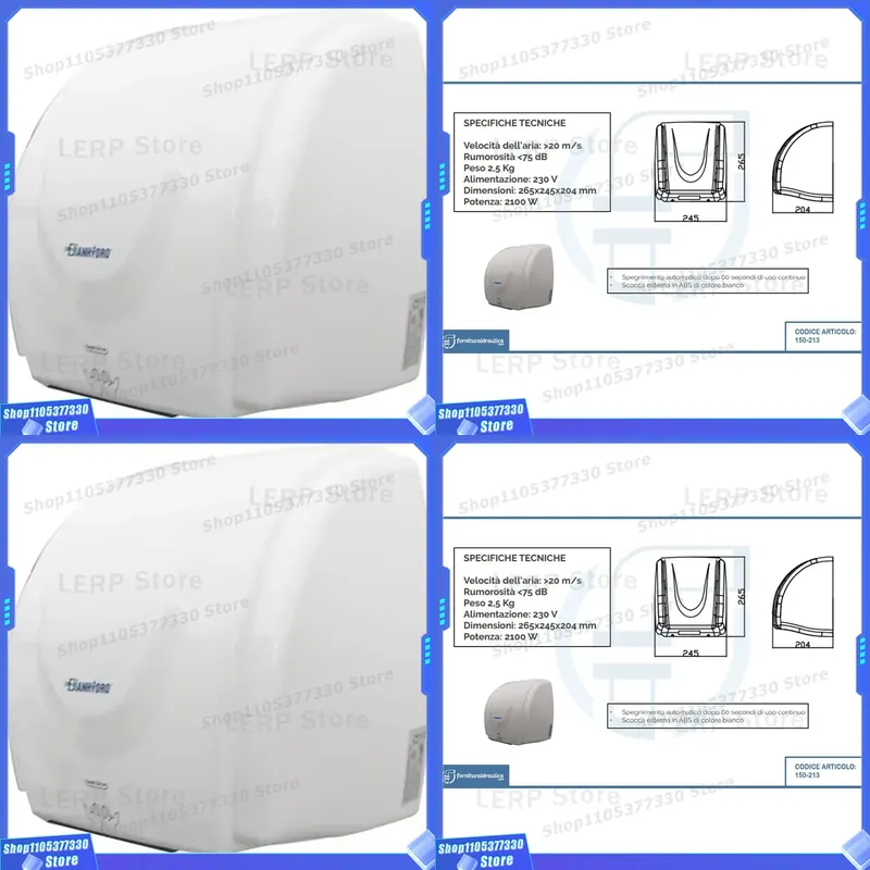 Home Bathroom Hand Dryer - Высокоскоростная автоматическая сушилка для рук из