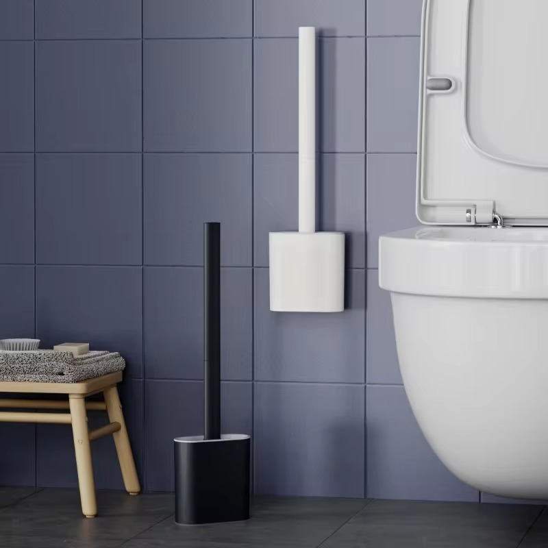 Toilet Brush Holder - 1 шт., черная настенная щетка для