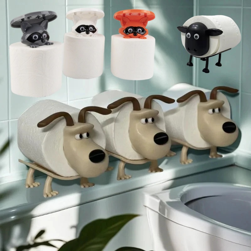 Home Center Bathroom Accessories - Забавный держатель для туалетной бумаги для