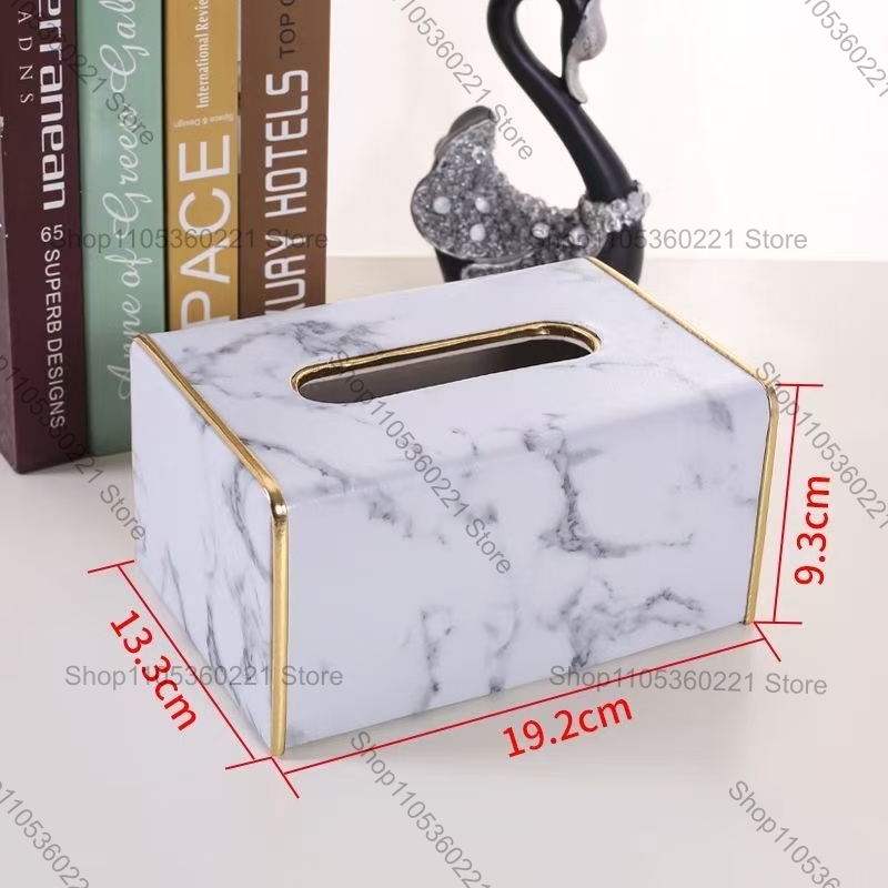 Home Bathroom Towel Dispenser - Роскошный чехол для салфеток из искусственной