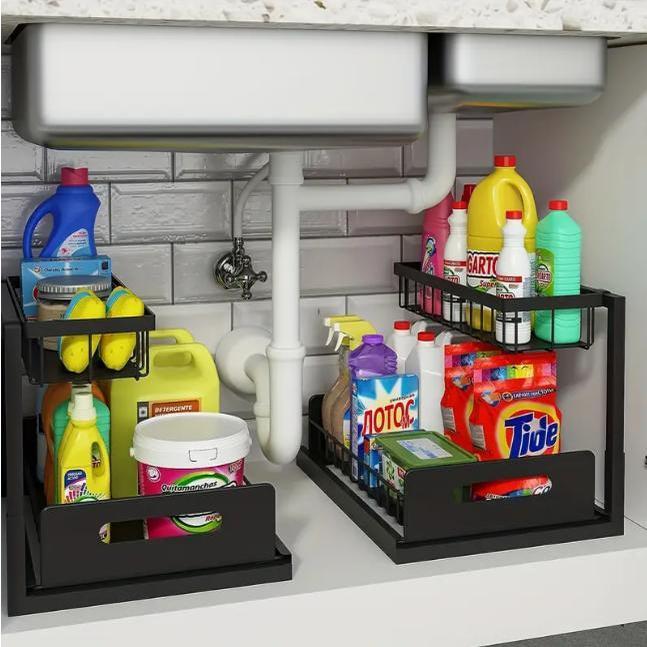 Усиленный выдвижной органайзер – обзор и цена Home Bathroom Shelf