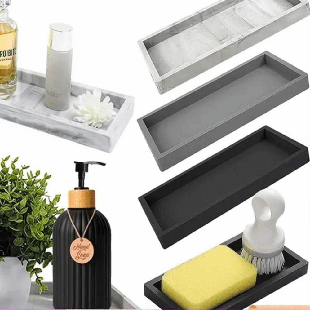 Утолщенный прямоугольный силик – обзор и цена Zara Home Bathroom Tray