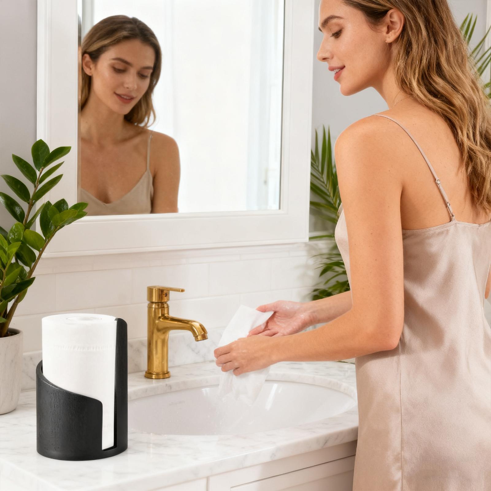 Деревянный держатель для бумаж – обзор и цена Home Bathroom Towel Dispenser