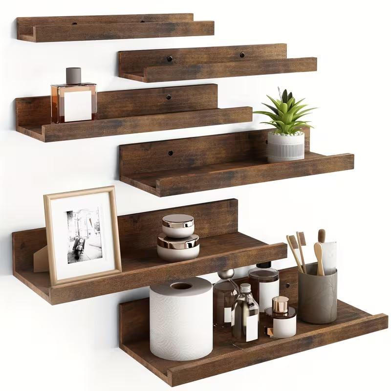 6 шт. настенных полок из масси – обзор и цена Home Bathroom Shelf