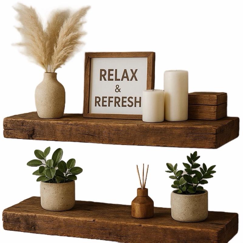 2 шт. деревянных настенных пол – обзор и цена Home Bathroom Shelf