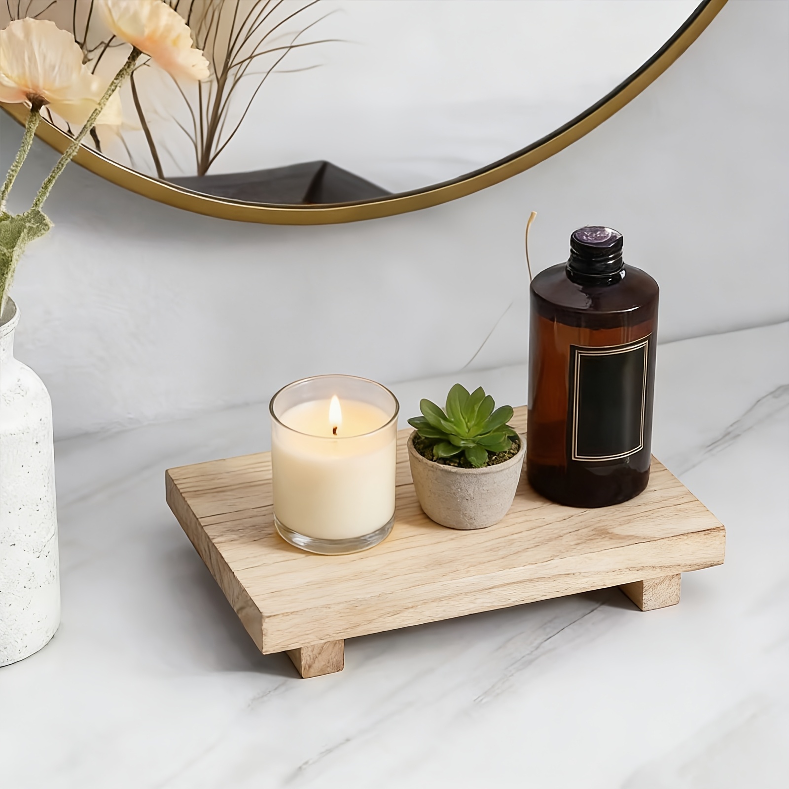 Винтажный деревянный декоратив – обзор и цена Zara Home Bathroom Tray