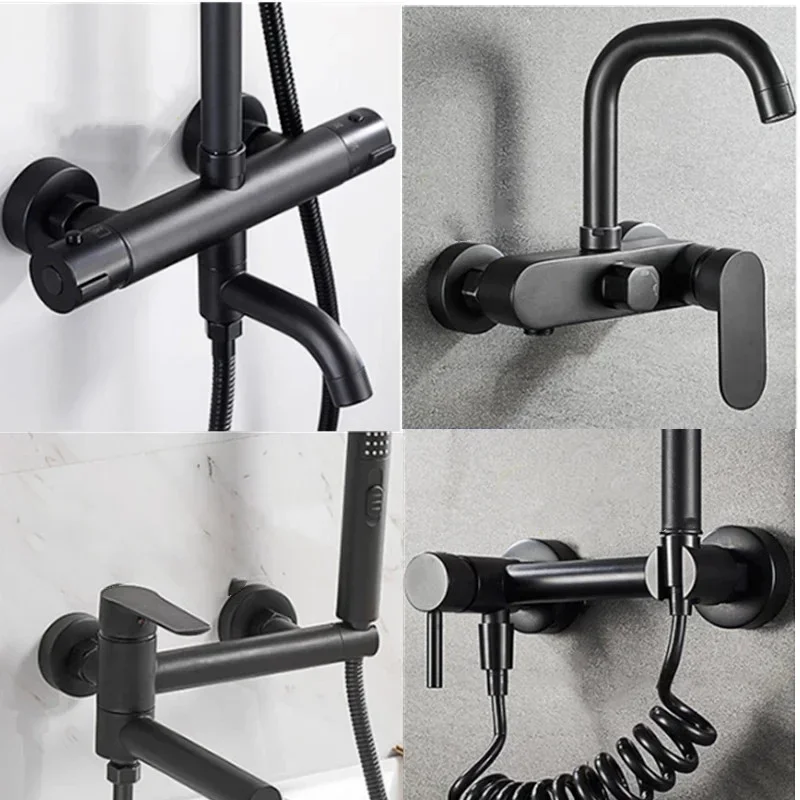 1 шт., черный смеситель для ду – обзор и цена Home Center Bathroom Accessories