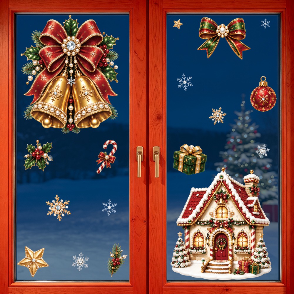 Рождество 2027: Новые наклейки – обзор и цена Home Bathroom Window