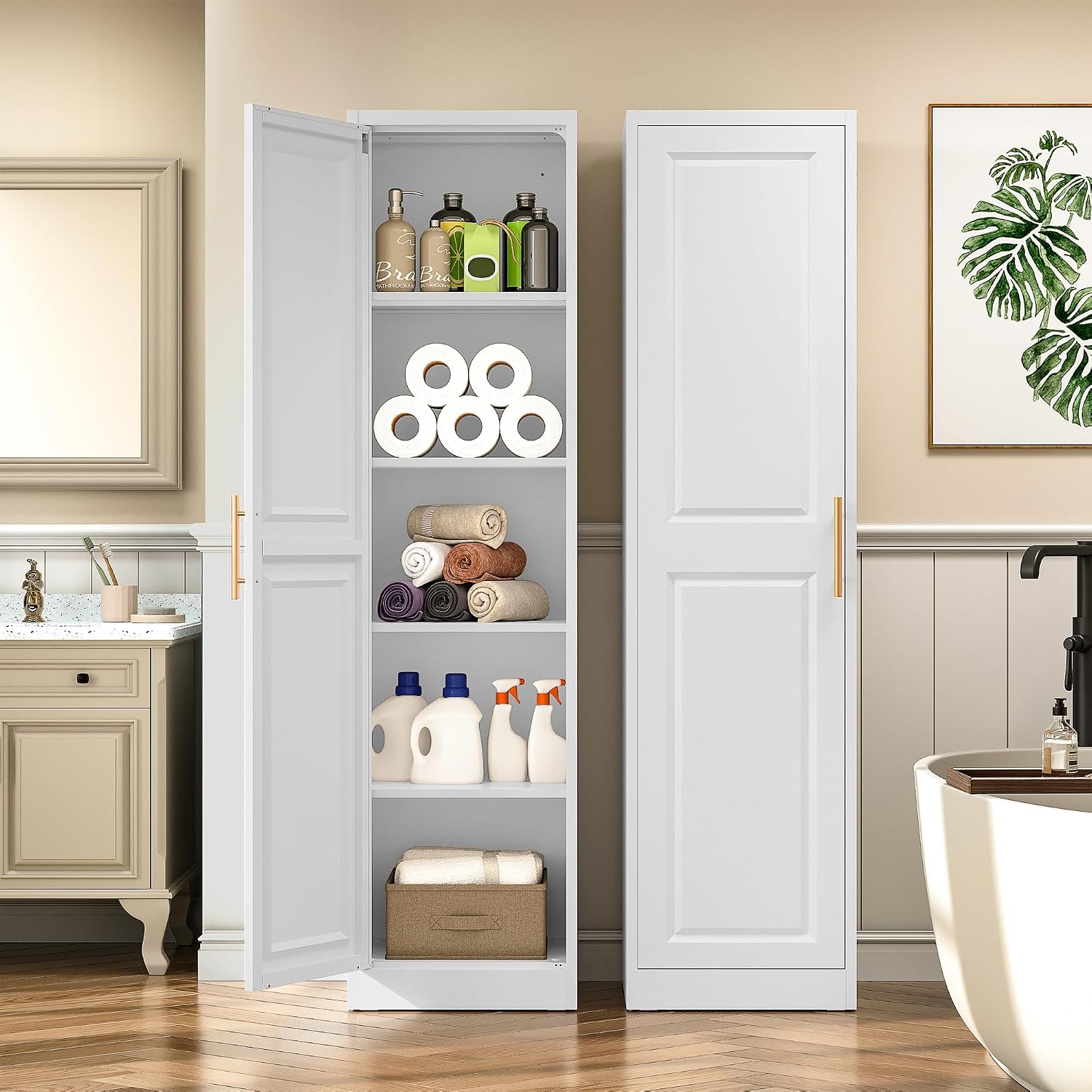 Высокий узкий шкаф для хранени – обзор и цена Home Goods Bathroom Storage