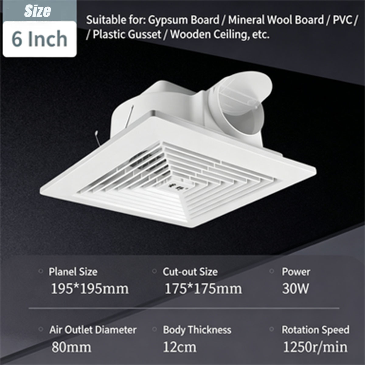 Вытяжной вентилятор 6-20 дюймо – обзор и цена Home Bathroom Vent