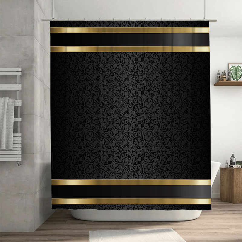 Роскошный черный и золотой наб – обзор и цена Zara Home Bathroom Rug