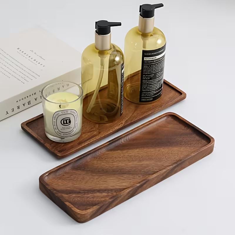 Деревянный прямоугольный подно – обзор и цена Zara Home Bathroom Tray